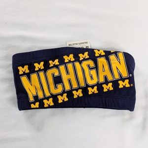 PINK Victoria's Secret Navy and Yellow Bandeau